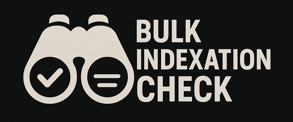 Check d'indexation en BULK